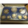 Image 2 : 1973 BARBADOS 8 COIN PROOF SET $10 COIN IS