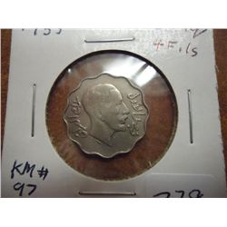 1933 IRAQ 4 FILS KM-97