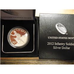 2012-W INFANTRY SOILDER PF SILVER DOLLAR