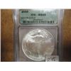 Image 1 : 2000 AMERICAN SILVER EAGLE ICG MS69