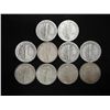 Image 2 : 10 ASSORTED 1940'S  MERCURY DIMES