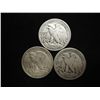 Image 2 : 1941,42 & 45 WALKING LIBERTY HALF DOLLARS