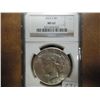 Image 1 : 1923-S PEACE SILVER DOLLAR NGC MS62