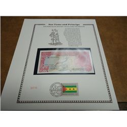 1982 SAO TOME & PRINCIPE 50 DOBRAS CRISP UNC