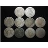 Image 2 : 10 ASSORTED 1870'S SEATED LIBERTY DIMES
