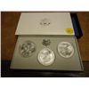 Image 1 : 1983 P/D/S US OLYMPIC 3 SILVER DOLLAR UNC SET