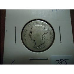 1900 CANADA SILVER 25 CENTS