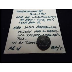 375-392 A.D. VALENTINIAN II ANCIENT COIN