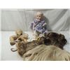 Image 1 : LOT 6 DOLL ACCESSORITES PARTS & WIGS