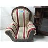 Image 2 : BEAUTIFUL UPHOLSTERED DOLL CHAIR AND DISPLAY SHELF