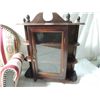 Image 3 : BEAUTIFUL UPHOLSTERED DOLL CHAIR AND DISPLAY SHELF