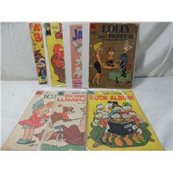 LOT 7 VINTAGE MIXED CARTOON & DISNEY COMICS