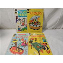 LOT 4 VINTAGE CARTOON COMICS