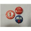 Image 1 : LOT 3 VINTAGE 1950s PINS BUTTONS
