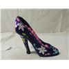 Image 1 : PURPLE PINK SATIN SHOE RING HOLDER