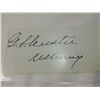 Image 1 : GENERAL CUSTER CUT SIGNATURE AUTOGRAPH NO COA.
