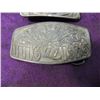 Image 2 : LOT 2 PEWTER BELT BUCKLES