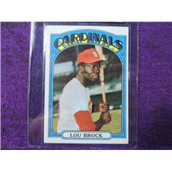 1972 TOPPS LOU BROCK #200 BASEBALL CARD