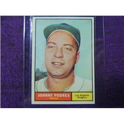 1961 TOPPS JOHNNY PODRES #109 BASEBALL CARD