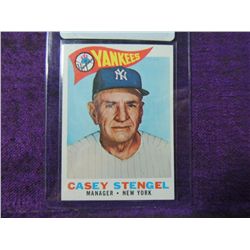 1960 TOPPS CASEY STENGEL #227 BASEBALL CARD