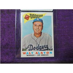 1960 TOPPS WALT ALSTON #212 BASEBALL CARD