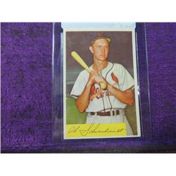 1954 BOWMAN AL "RED" SCHOENDIENST #110 BASEBALL CA