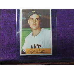 1954 BOWMAN HOYT WILHELM #57 BASEBALL CARD