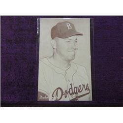 1947-1966 EXHIBIT DUKE SNIDER BASEBALL CARD