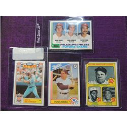 LOT 4 BASEBALL PLAYER STAR CARDS