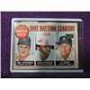 Image 1 : 1968 TOPPS BATTING LEADERS BASEBALL CARD