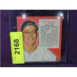 1954 RED MAN AL ROSEN 12A BASEBALL CARD