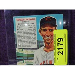 1952 RED MAN EWELL BLACKWELL 3N BASEBALL CARD