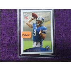 2009 TOPPS MATTHEW STAFFORD ROOKIE #430