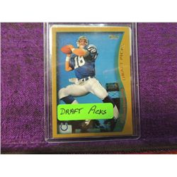 2012 TOPPS PAYTON MANNING FOOTBALL CARD