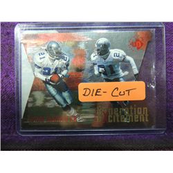 1997 UPPERDECK DEION SANDERS DIE CUT GE9