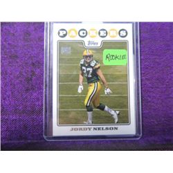 2008 TOPPS JORDY NELSON ROOKIE #372 FOOTBALL