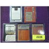 Image 2 : LOT 5 FOOTBALL PLAYER CARDS