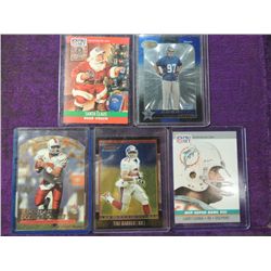 LOT 5 FOOTBALL PLAYER CARDS