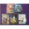 Image 1 : LOT 5 FOOTBALL PLAYER CARDS
