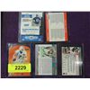 Image 2 : LOT 5 FOOTBALL PLAYER CARDS