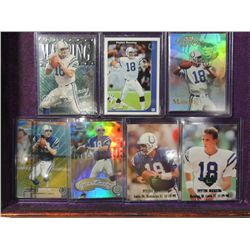 LOT 7 PEYTON MANNING FOOTBALL CARDS
