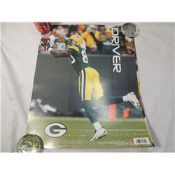 2 GREEN BAY PAKERS POSTERS