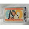 Image 1 : 1960 TOPPS HANK AARON #566 BASEBALL PLAYER CARD