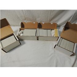 LOT 4 BASEBALL PLAYER CARD BUILT SET