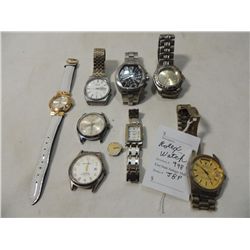 LOT 8 WATCHES ROLEX, CASIO, SEIKO