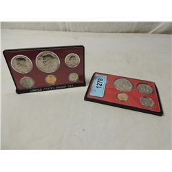 2 1973 UNITED STATES PROOF COIN SET