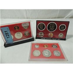 1977, 1980 & 1981 UNITED STATES PROOF COIN SET