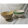 Image 1 : 2 LARGE CERAMIC BOWLS