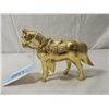 Image 1 : METAL GOLDTONE HORSE SCULPTURE