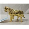 Image 2 : METAL GOLDTONE HORSE SCULPTURE